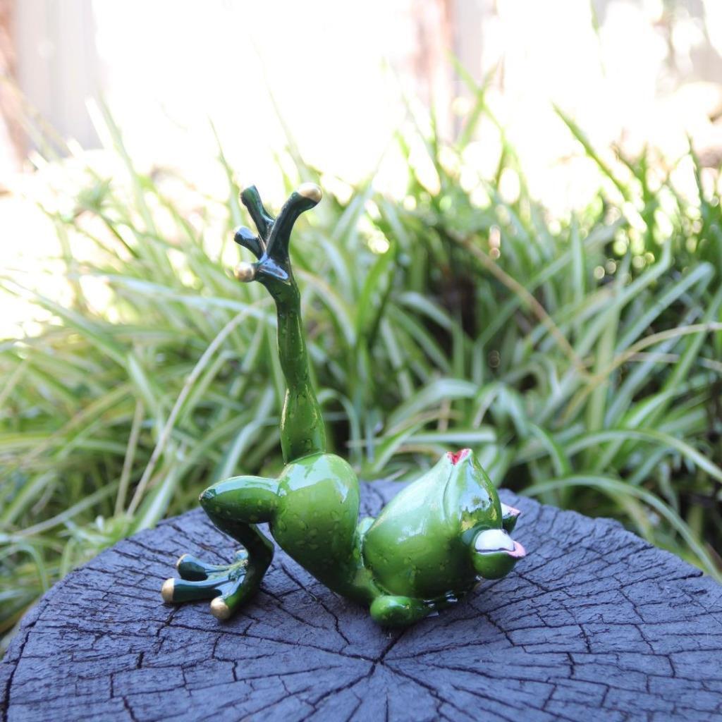 Yoga Frogs Frog Decorative Celebrity Figurines Funny Garden Home Décor Ornament