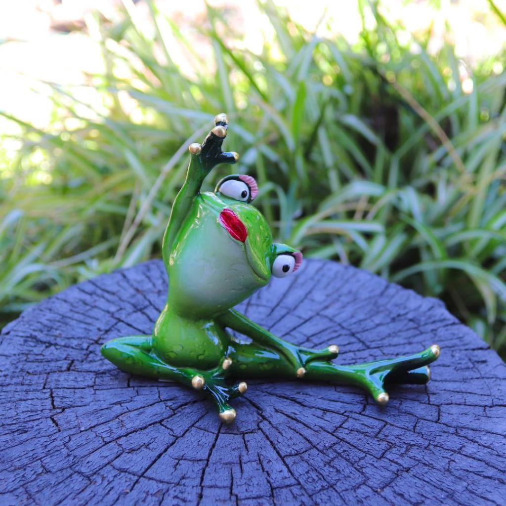 Yoga Frogs Frog Decorative Celebrity Figurines Funny Garden Home Décor Ornament