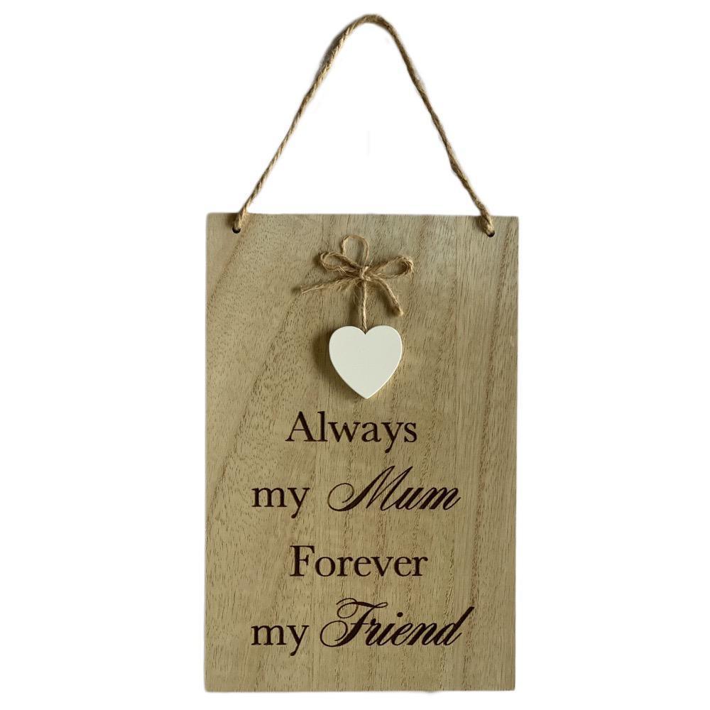 Wooden Home Signs Wall Decor Mum Mother Family Love Dream Country Sign Gift