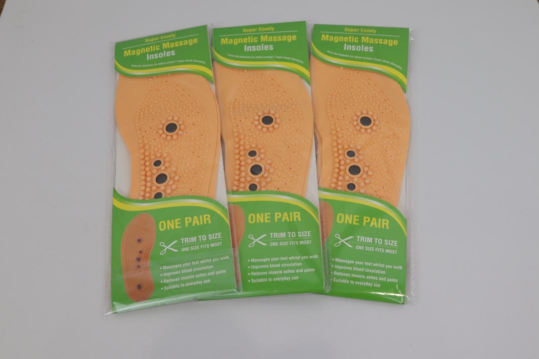 Magnetic Massage Insole Shoes Insoles Insert Pads Acupuncture Points Pain relef