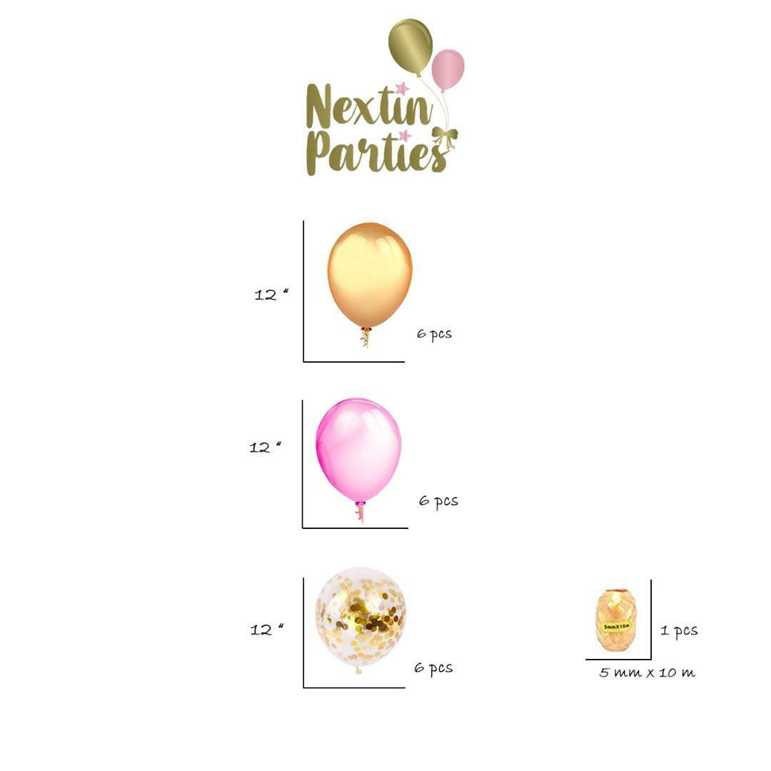 Party Decorations set Pink Gold Pom Poms Lanterns Bridal Shower Wedding Decor