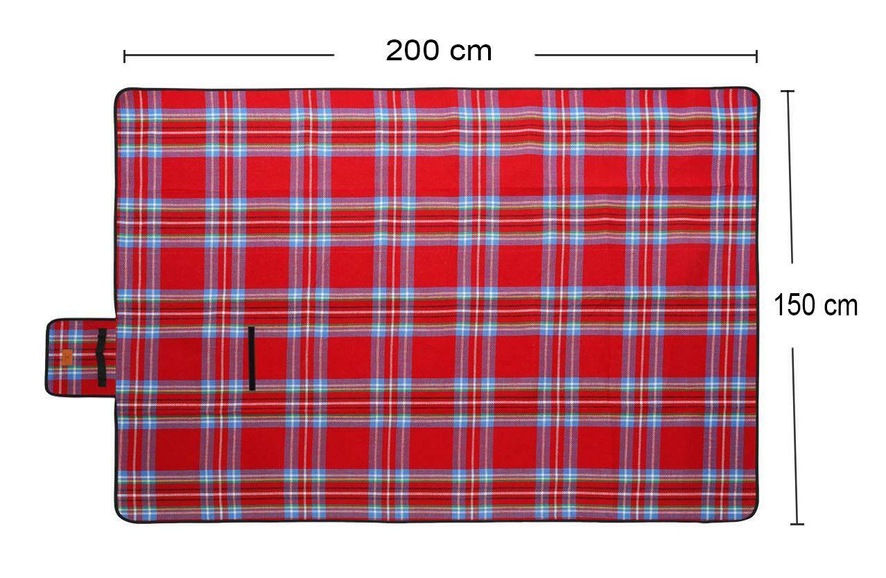 Large Picnic Blanket Waterproof Outdoor Camping Mat Rug Travel Beach 150X200cm
