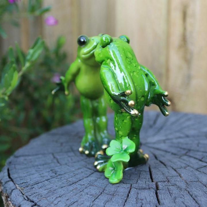 Frogs Decorative Lovers Frog Figurines Statues Garden Home Décor Ornaments