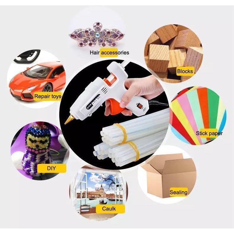 Hot Glue Sticks Transparent Hot Melt Glue Sticks Glue Gun Art Craft Adhesive 7mm