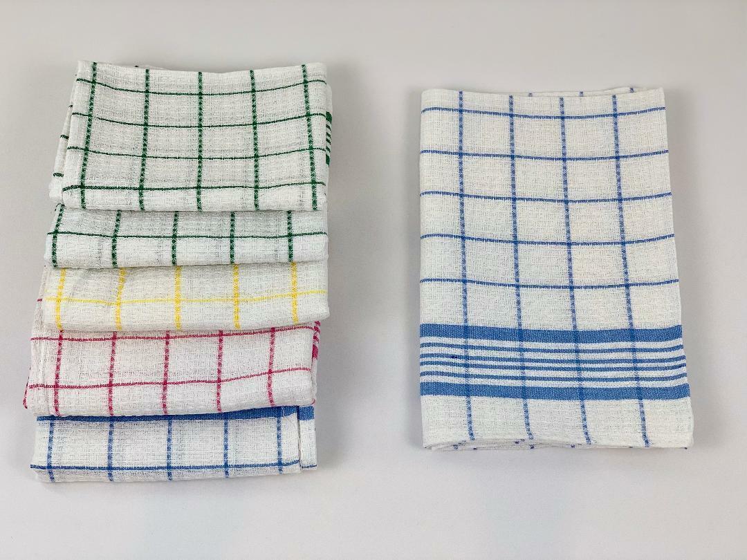 Kitchen Tea Towels Cotton Dish Cloths Bar Towels Multipurpose Cleaning 6 or 12pc