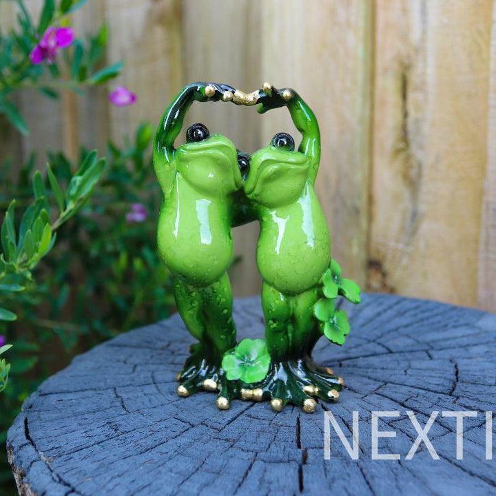 Frogs Decorative Lovers Frog Figurines Statues Garden Home Décor Ornaments