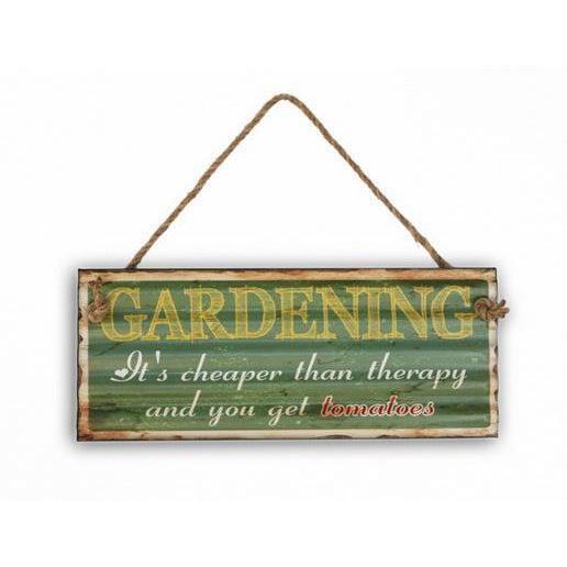 Gardening Metal Sign Country Vintage Retro Tin Home Signs Wall Decor Bar Pub
