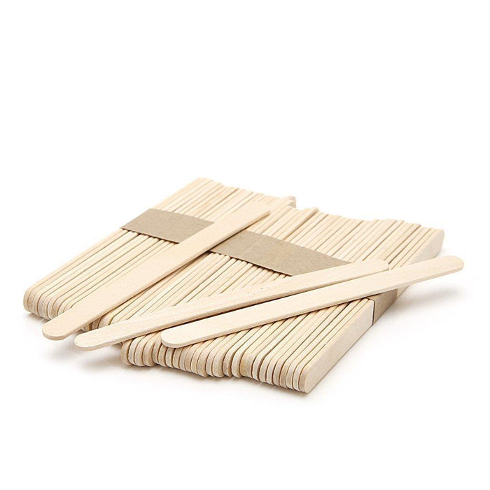 1000x Wooden Craft Sticks Ice Cream Stick Paddle Pop Popsicle Coffee Stirrers