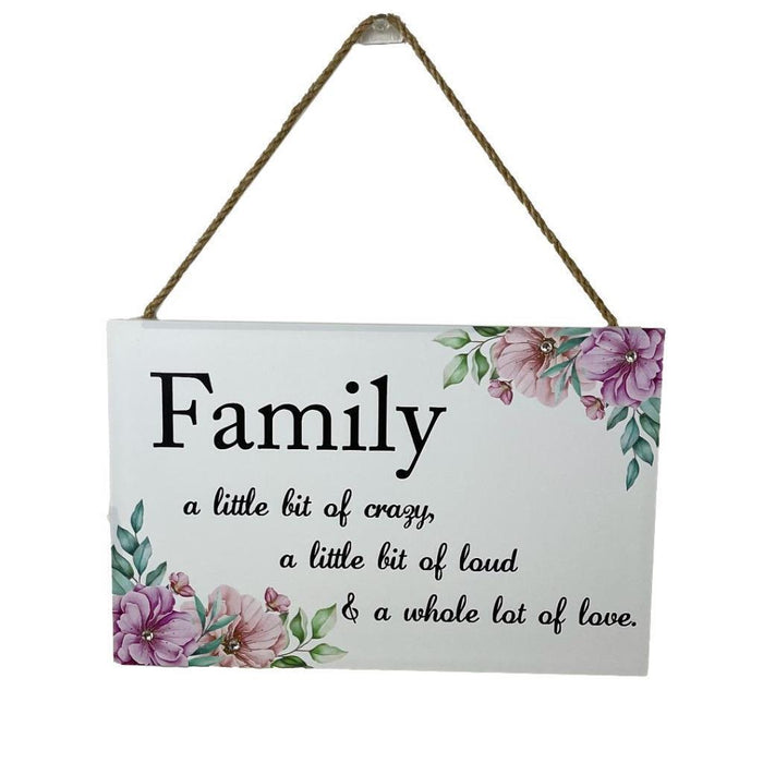 Wooden Home Sign Family Sign Hanging Wall Decor Country Signs Gift