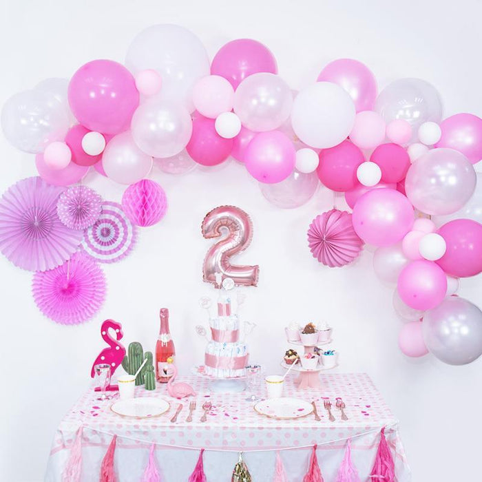 DIY Pink Balloon Arch Garland kit Confetti Balloons Party Decorations 71pc 4m