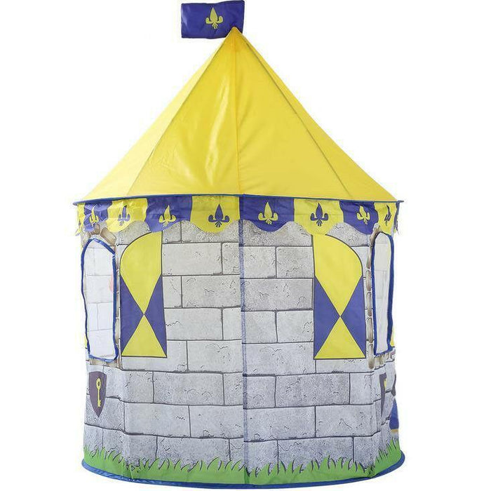 Kids Playhouse Play tent Blue Pink Pop Up Castle Princess Girl Boy Indoor