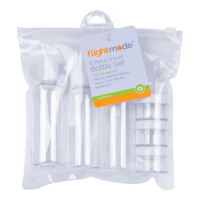 Flight Mode Travel Bottle Set Plastic Refillable Container Storage Clear Plane