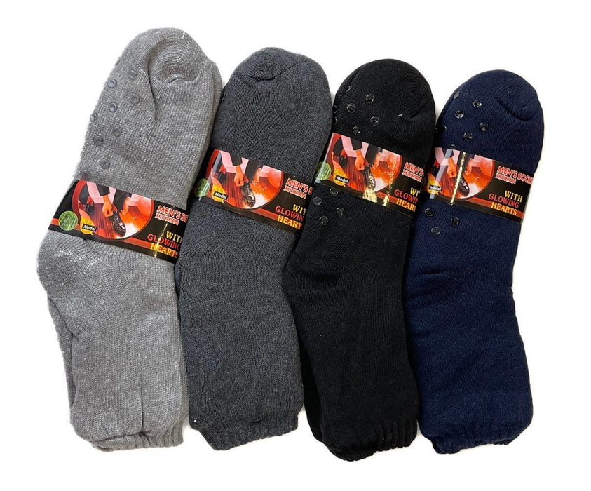 Warm Winter Socks with Fur Men Bed Slipper Sock Soft Thick Fluffy 3 Pairs Pack