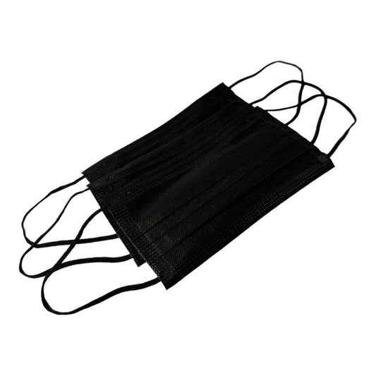 50-200Pcs Disposable Face Mask Protective Masks 3 layer Melt blow Filter-BLACK😷
