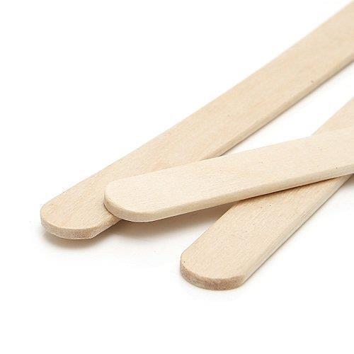 1000x Wooden Craft Sticks Ice Cream Stick Paddle Pop Popsicle Coffee Stirrers