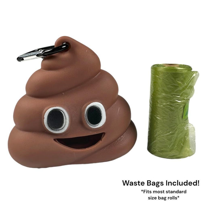 Fun & Functional Turd-Shaped Dog Poo Dispenser with Biodegradable Bags Holder