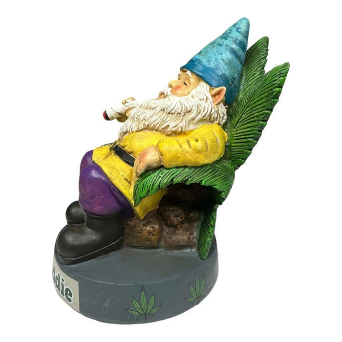 Garden Gnome Smoking Funny Bud Gnome Indoor Statue Outdoor Garden Ornament 19cm