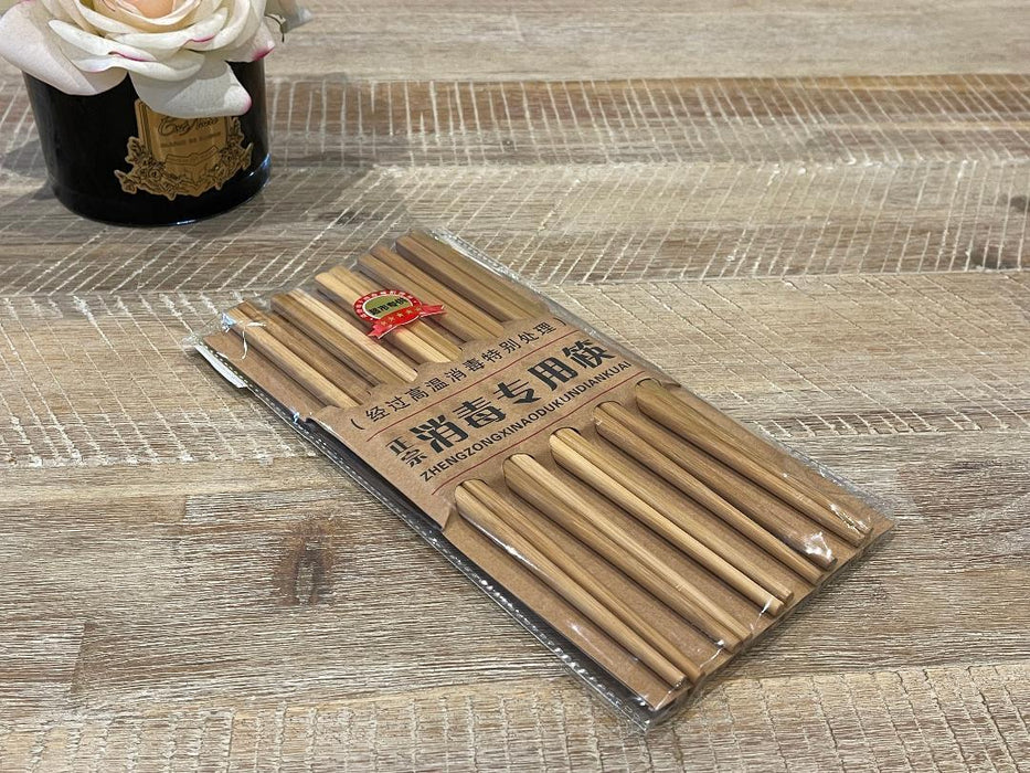 60pairs Bamboo Chopsticks Wooden Wood Asian Chinese Reusable Sushi Food Sticks