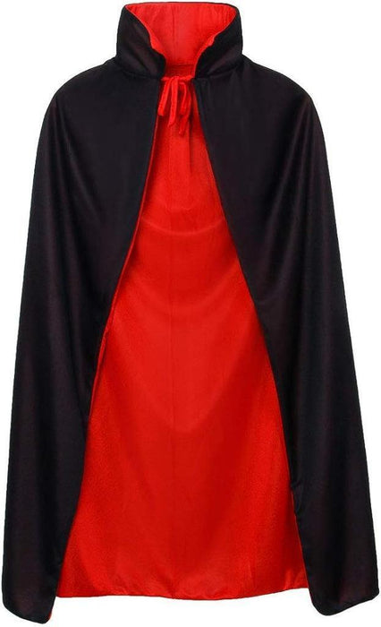 Halloween Vampire Cape Kid Costume Dracula Cloak Black Red Pirate Children