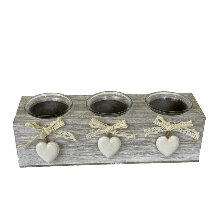 Candle Holder Tea Light Centerpiece Candlescape Tealight Home Decor 23.5cm