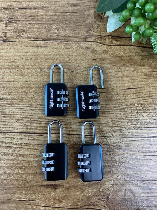 4x Combination Travel Pad Lock 3 digit for Suitcase Luggage Locks Padlock