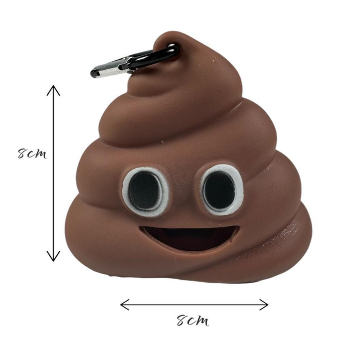 Fun & Functional Turd-Shaped Dog Poo Dispenser with Biodegradable Bags Holder