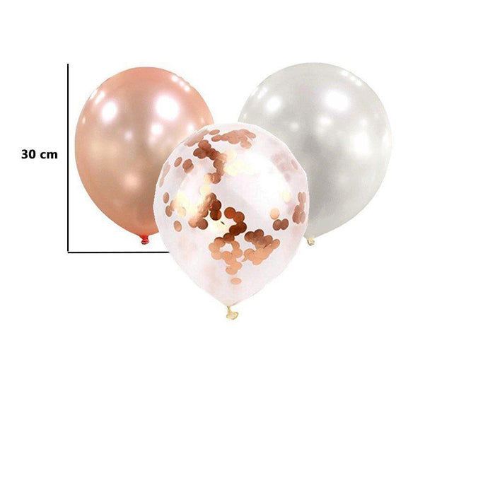 Rose Gold Cream Balloon Confetti Balloons Party Decorations Wedding Birthday