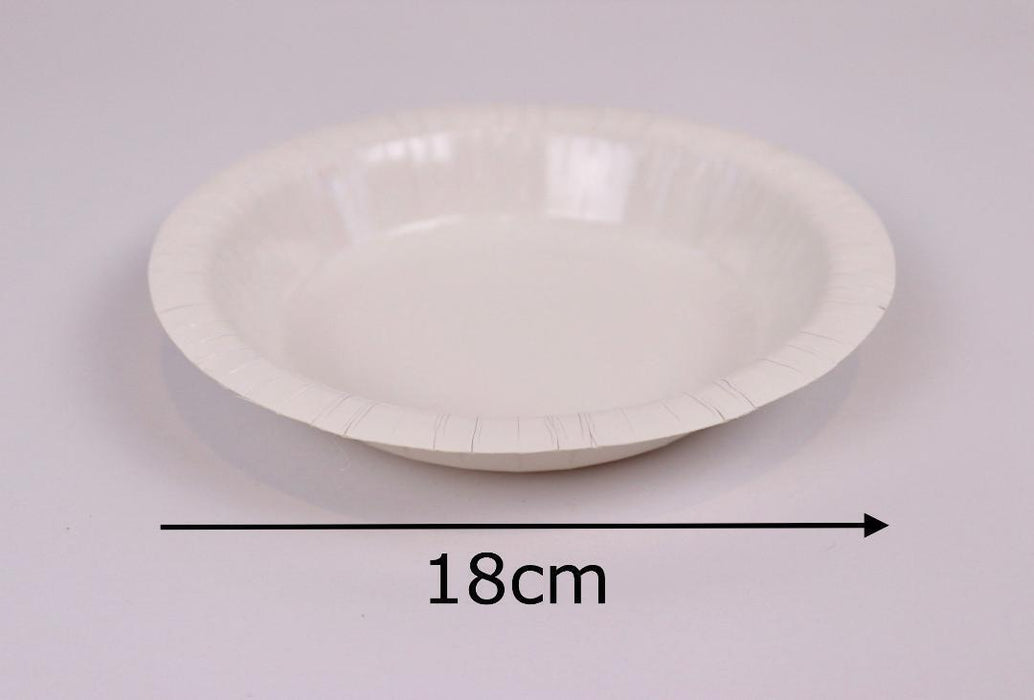 Disposable Paper Plates & Bowls Dinner Dessert Party Plate Eco-Friendly Bulk Buy