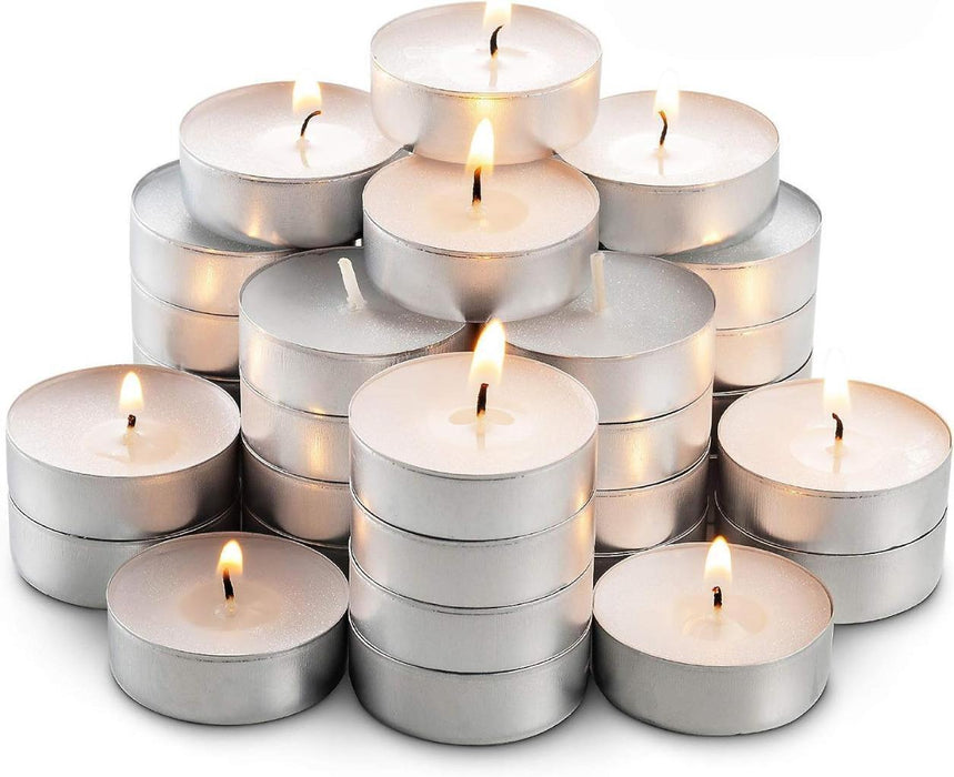 Tea Light Candles Unscented Tealight Candle Tealights 4 Hour Home Décor