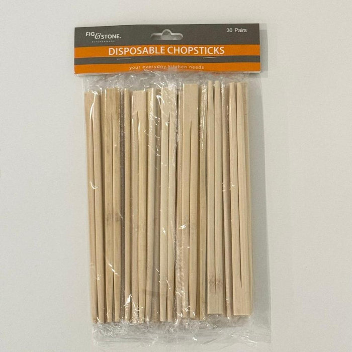 150x Disposable Bamboo Chopsticks Wood Individually Wrapped for Party Sushi