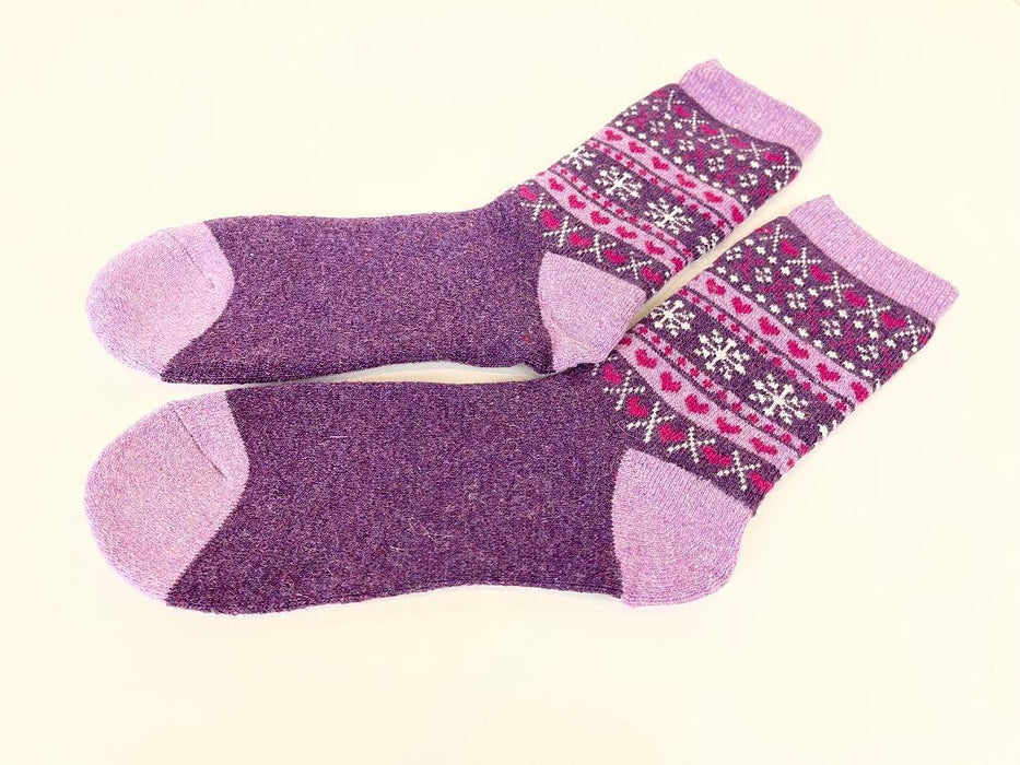 Warm Winter Socks Soft Thermal Sock Lamb Wool Heated Sox for Women s6-10