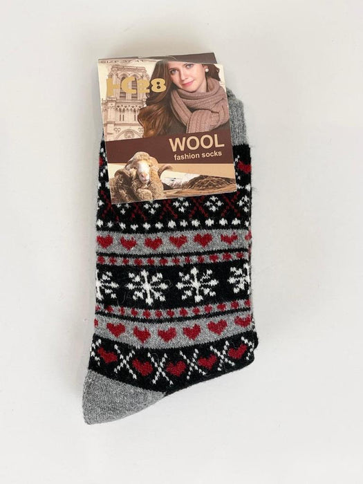 Warm Winter Socks Soft Thermal Sock Lamb Wool Heated Sox for Women s6-10