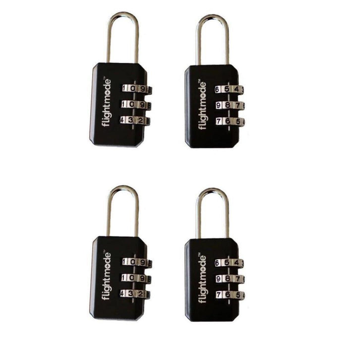 4x Combination Travel Pad Lock 3 digit for Suitcase Luggage Locks Padlock