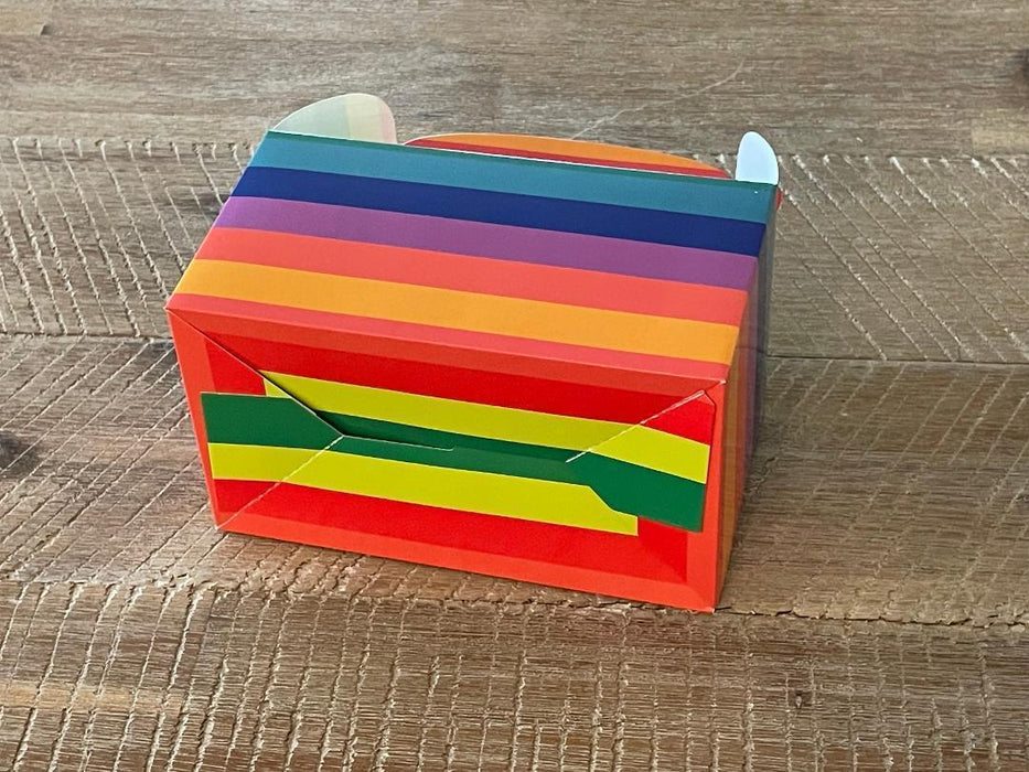 Rainbow Treat Box Party Favor Desert Boxes Lolly Candy Paper Gift Boxes Bulk