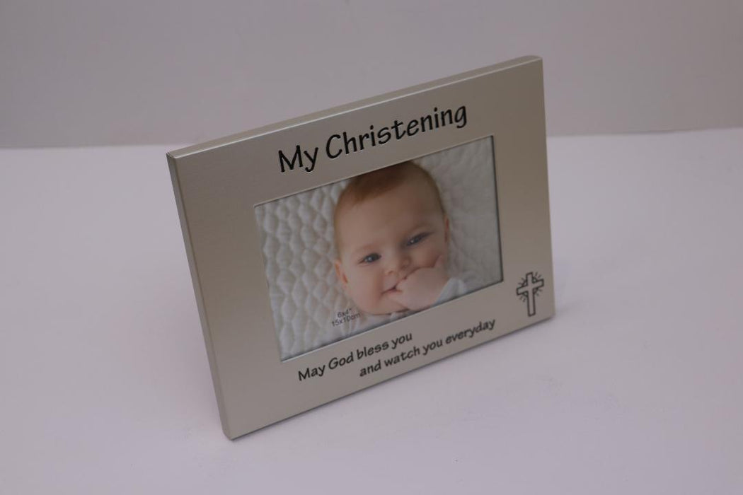 Baby Christening Certificate Holder Keepsake Newborn Baby Shower Photo Gift Set