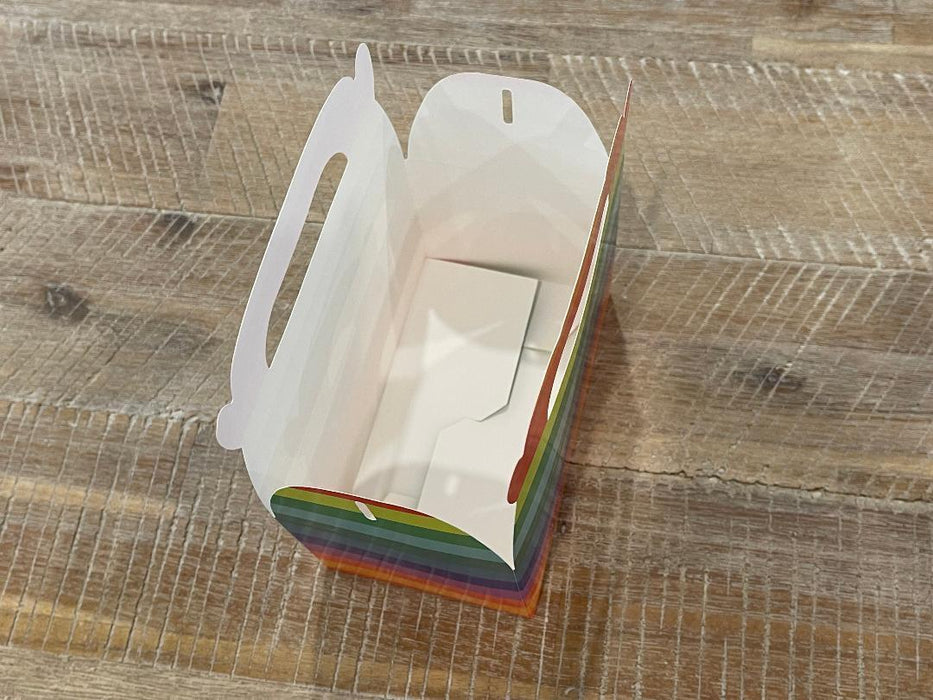 Rainbow Treat Box Party Favor Desert Boxes Lolly Candy Paper Gift Boxes Bulk