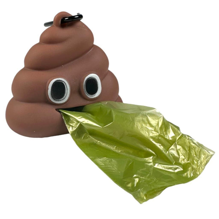 Fun & Functional Turd-Shaped Dog Poo Dispenser with Biodegradable Bags Holder