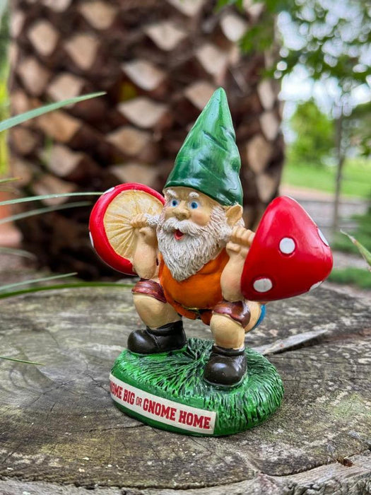 Garden Gnomes Statue Weight Lifter Gnome Workout Fitness Gnome Garden Décor 12cm