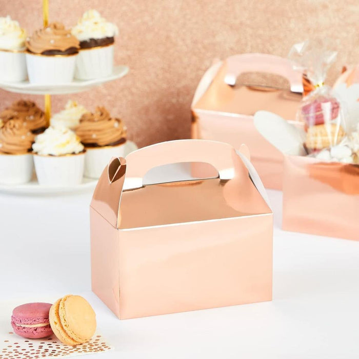 Treat Box Party Favor Desert Boxes Lolly Candy Paper Gift Boxes Bulk Gold 20cm