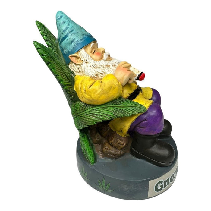 Garden Gnome Smoking Funny Bud Gnome Indoor Statue Outdoor Garden Ornament 19cm