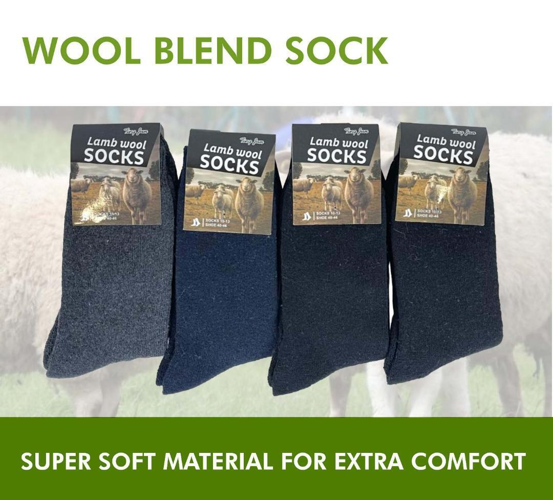 Warm Winter Socks Fur Thermal Sock Lamb Wool Merino Heated Sox s7-12