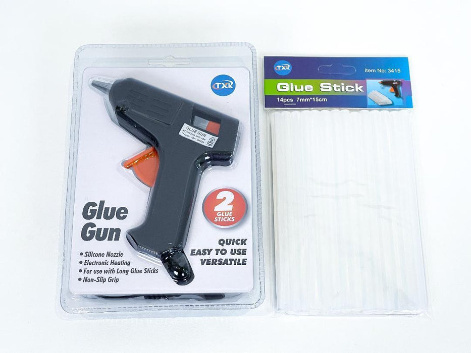 Hot Glue Gun 10W with Glue Sticks Adhesive DIY Projects Home Office Repair Craft