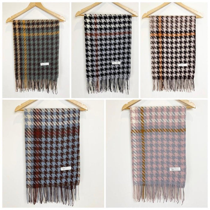 Large Winter Scarf Warm Soft Unisex Scarves Shawl Wrap Plaid Blanket Pashmina