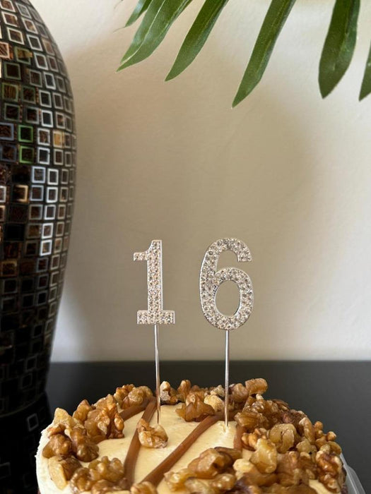 16th Birthday Cake Topper 16 Year Cake Topper Cake Decorations Diamonte