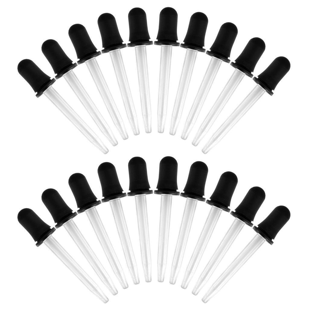 20x Glass Stain Droppers Eye Pipette Liquid Dropper Essential Oil 11cm