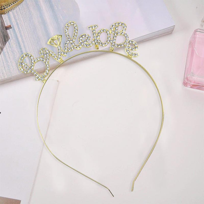 Bride To Be Headband Tiara Wedding Hair Accessory Bachelorette Bridal Party