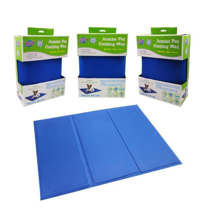 Jumbo Cooling Pet Mat For Dog Cat Pets Non Toxic Cool Gel Pad Summer Bed 75x95cm