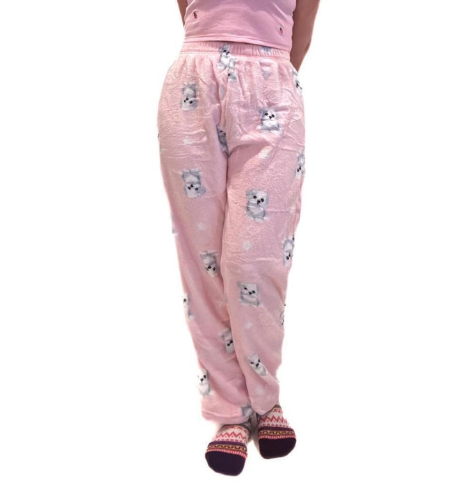 Women Pyjama Pants Pyjamas Soft Plush Fleece Warm Winter Sleepwear Pajamas PJ