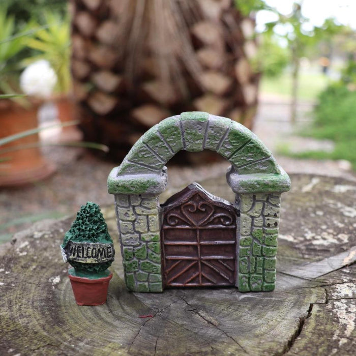 Miniature Fairy Garden Accessories Mini Fairy Ornaments Gnome House Set of 4