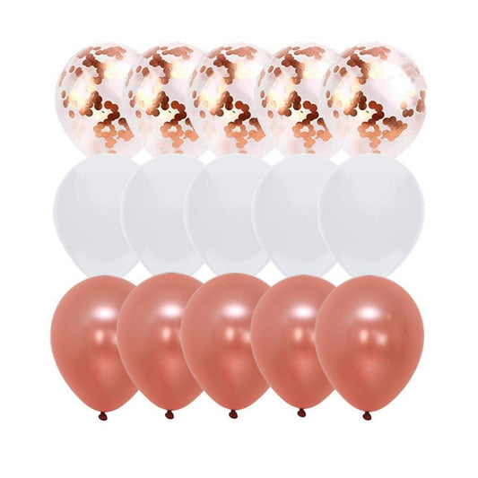 Rose Gold Cream Balloon Confetti Balloons Party Decorations Wedding Birthday